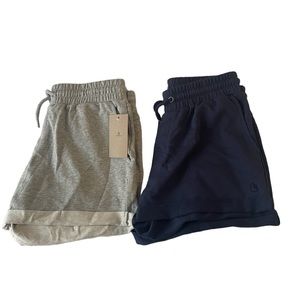 Icyzone Womens workout lounge shorts. XL two shorts.